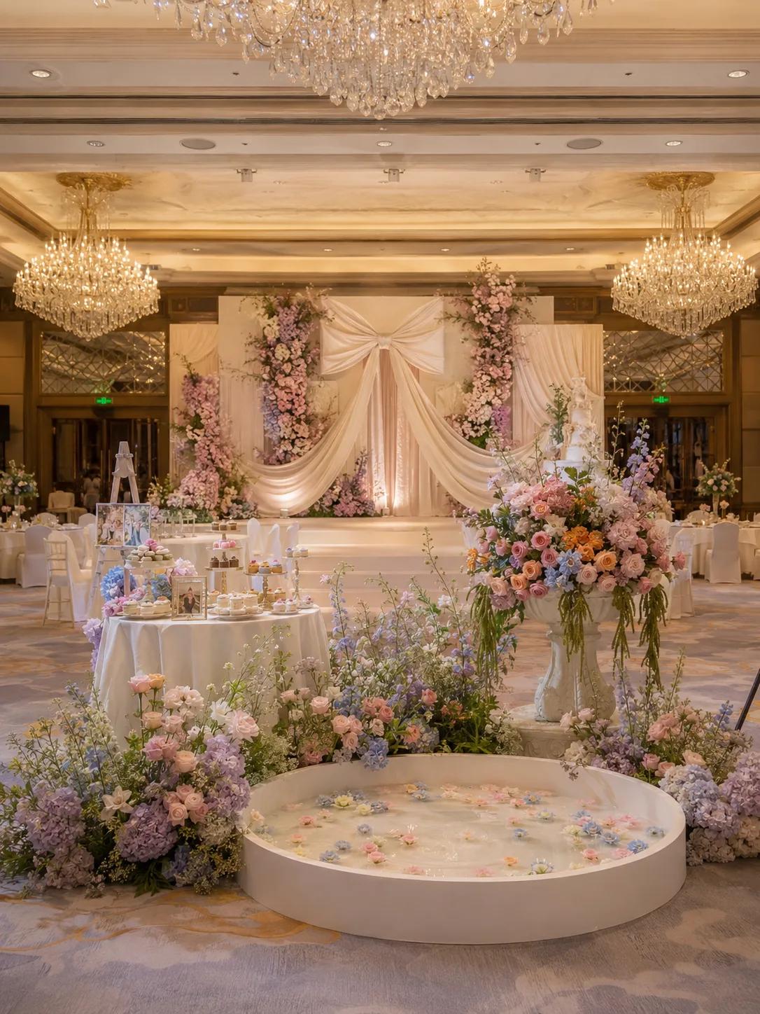 浪漫花园宴会厅婚礼