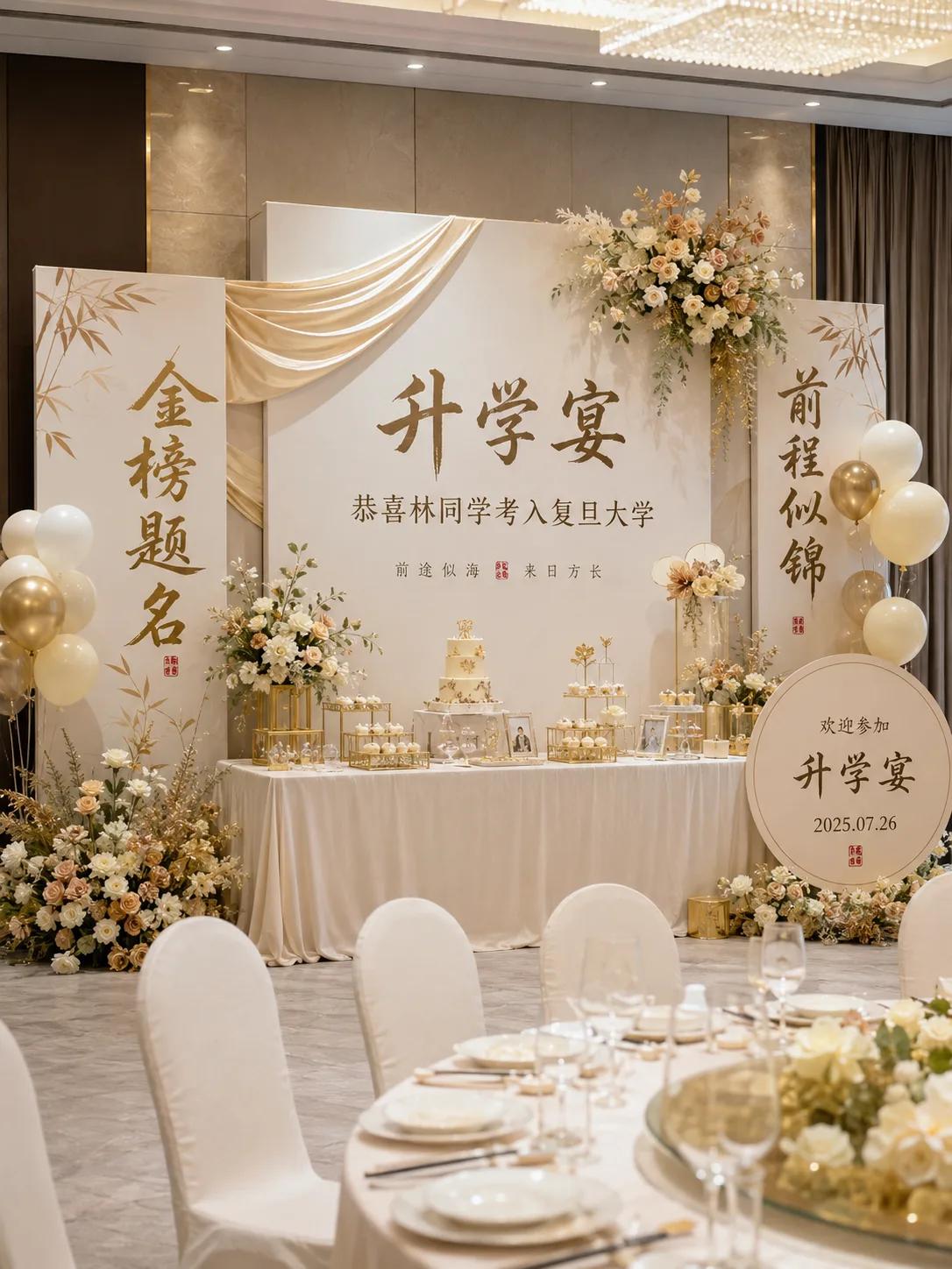 升学宴布置合集 - 图 3
