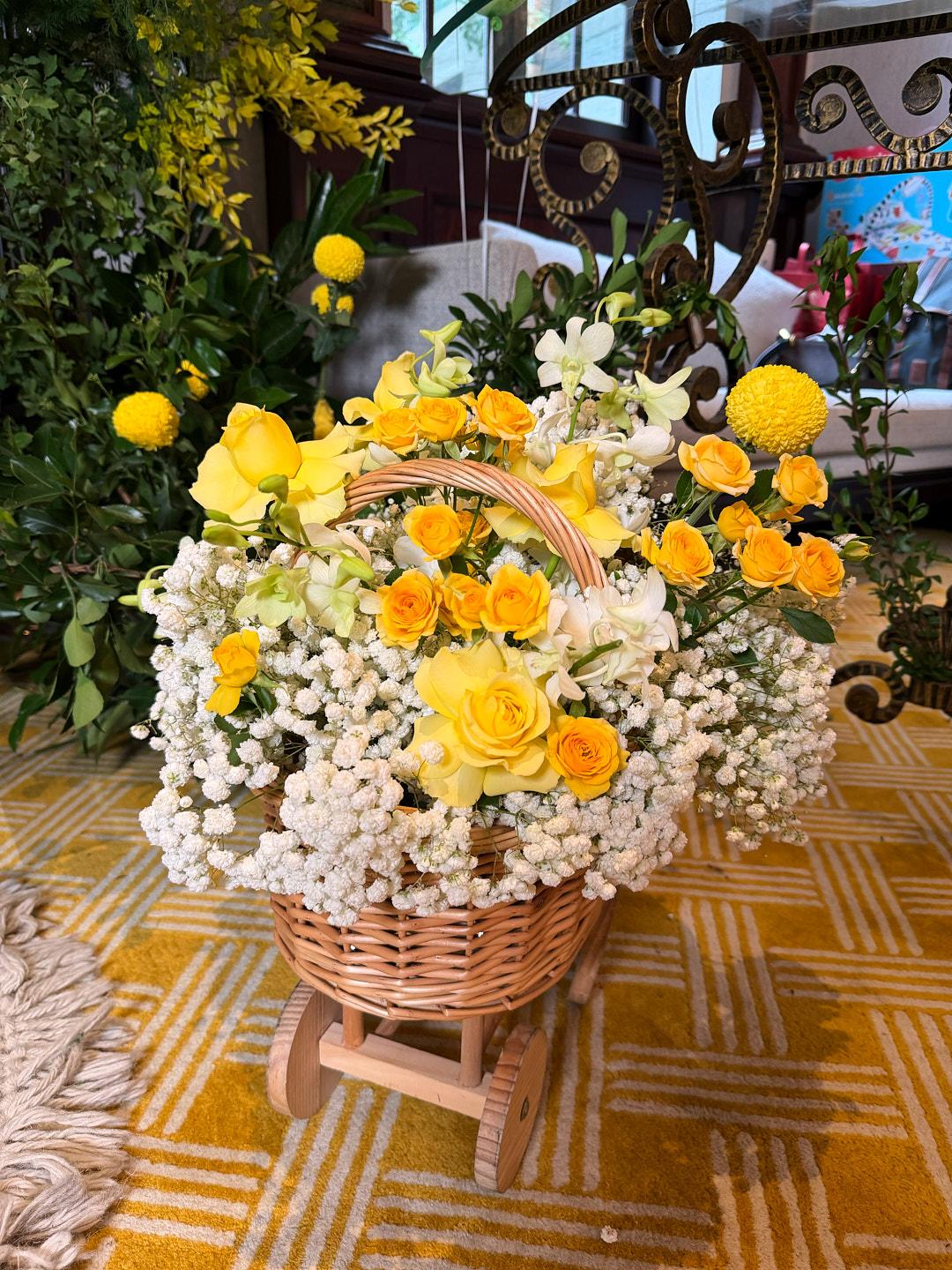 清新果园鲜花百日宴 - 图 4
